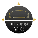 Logo bon voyage vtc lyon taxi
