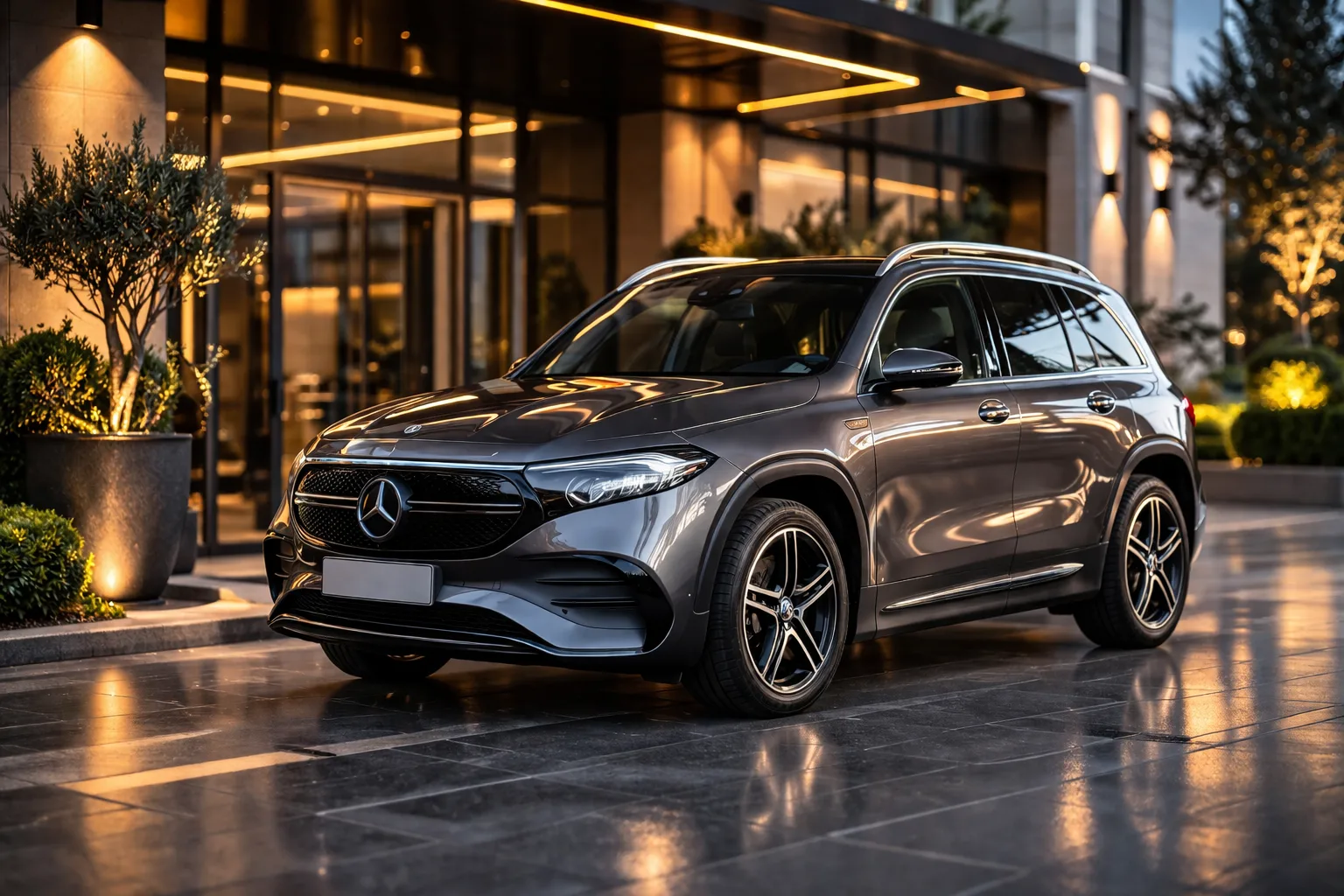 Intérieur véhicule VTC luxe
